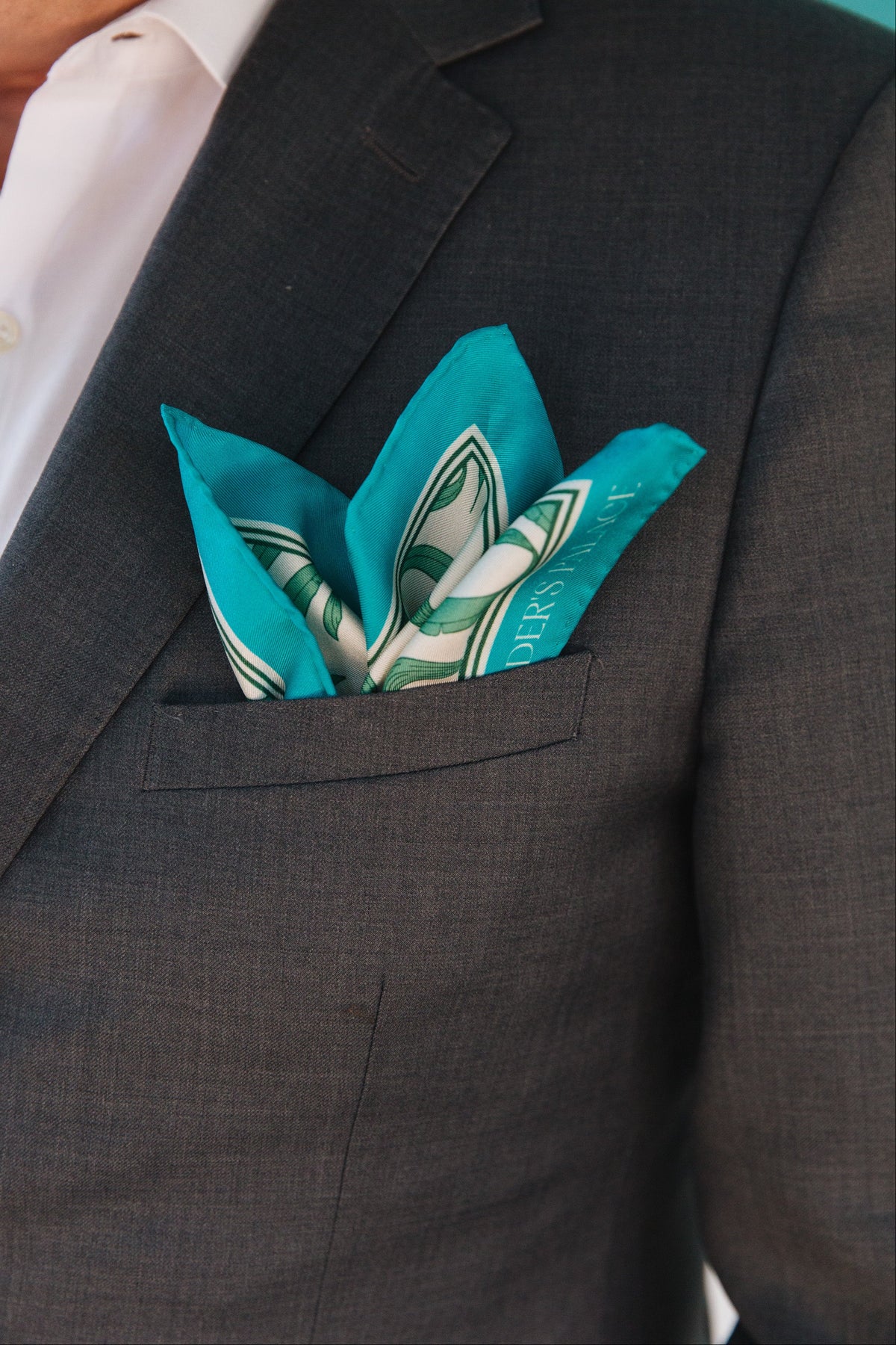 Banana Leaf Silk Square