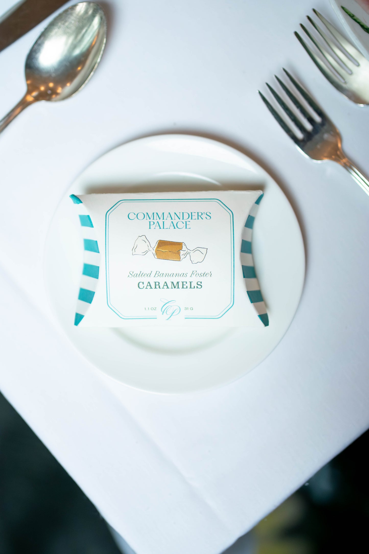 Commander's Palace Salted Bananas Foster Caramels - 4 pieces