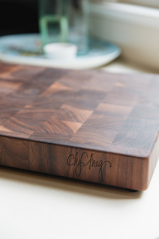 Chef Meg Signature End-Grain Cutting Board