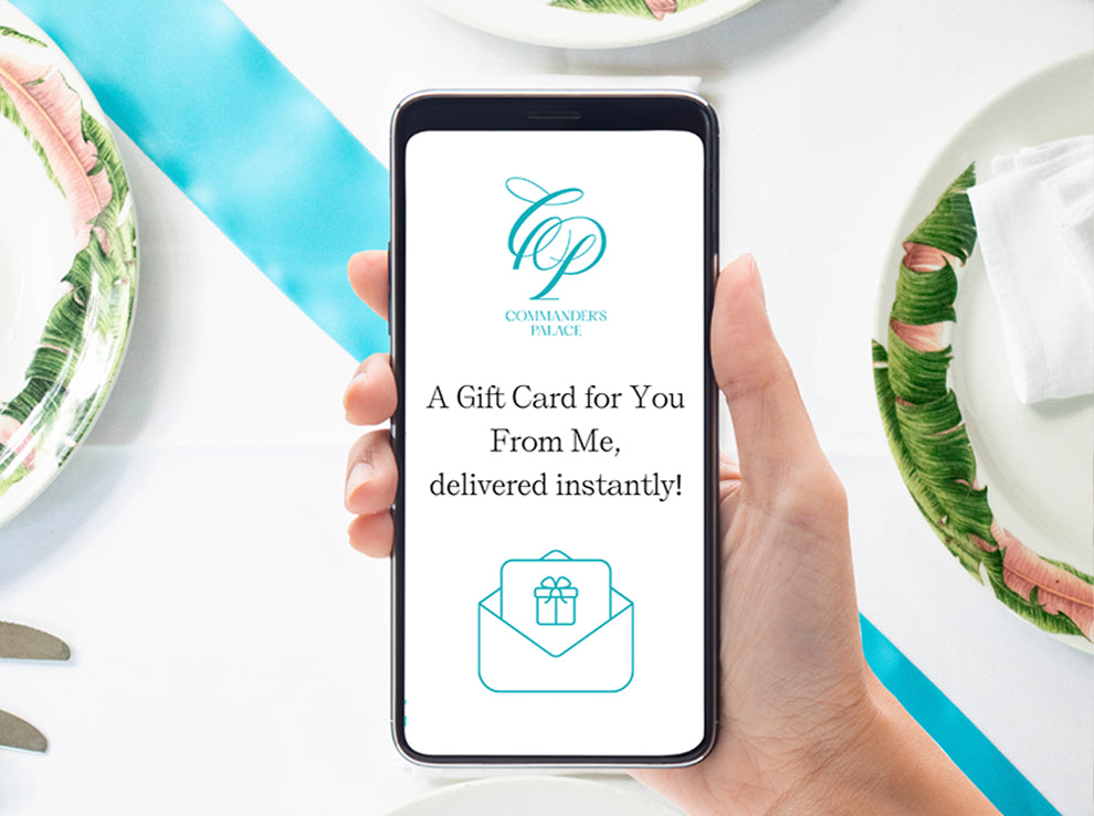 Gift Commander Gift Cards – Commander's Palace