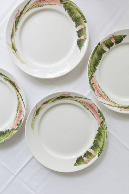 The Banana Leaf Dinner Plates (Set of Four)