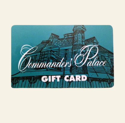 COMMANDER'S PALACE $50-$500 GIFT CARDS